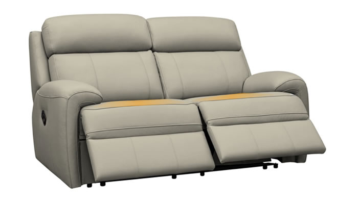 G Plan Hardy 2 Seater Electric Recliner Heated Seats Cambridge Taupe
